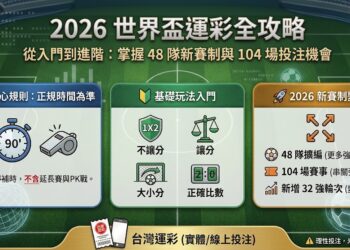 2026世足運彩投注全攻略：新手教學、賠率分析與線上購買祕訣