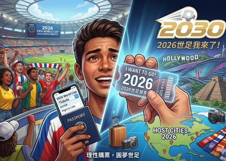 2030瘋運彩 - 2026年世足倒數 看世界盃交通費成本暴漲